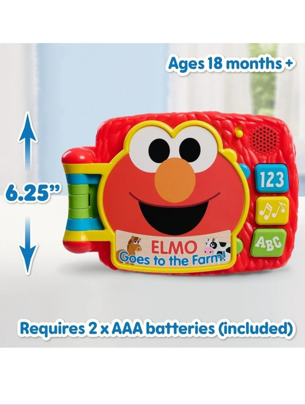 Sesame Street Elmo Goes To The Farm Learn Book